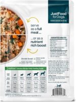 JustFoodForDogs JustFresh Wet Dog Food, Fresh Pet Meals and Toppers with No Preservatives, Resealable Package, Human Grade, Home-Cooked Chicken, 12 oz - 7 Pack - Image 3