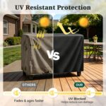 MR. COVER Outdoor prep table cover 52 inch for Keter Unity XL Outdoor Rolling Table Cart, 600D Heavy Duty Waterproof for Grill Dining Kitchen Island cart Protective, Outdoor Storage Cabinet Cover - Image 6
