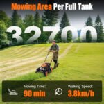 21" Self-Propelled Gas Lawn Mower – 170CC 4-Stroke Engine, 7 Cutting Heights, 3-in-1 Mulch/Bag/Discharge, 1.9-Bushel Large Grass Collector, EPA Compliant - Image 5