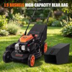 21" Self-Propelled Gas Lawn Mower – 170CC 4-Stroke Engine, 7 Cutting Heights, 3-in-1 Mulch/Bag/Discharge, 1.9-Bushel Large Grass Collector, EPA Compliant - Image 10