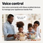 Amazon Basics Smart Plug, Works with Alexa Only, Voice Control, Remote APP Control, Schedule, Compact Design, Versatile, 2.4 GHz Wi-Fi, No Hub Required, 4-Pack, White - Image 4