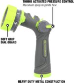 Flexzilla 7-Pattern Adjustable Flow Garden Hose Nozzle Sprayer with Easy to Use Thumb Control, Lightweight & Durable - Image 4
