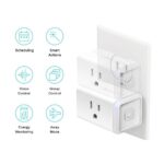 Kasa Smart Plug Mini with Energy Monitoring, Smart Home Wi-Fi Outlet Works with Alexa, Google Home, Wi-Fi Simple Setup, No Hub Required (KP115), White - Image 4