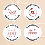 TIRTIR Mask Fit Red Cushion Foundation | Full coverage, Weightless, Skin fit, Satin Glow Finish, Korean Makeup BB Foundation, beauty, Tattoo cover up, Buildable (#21N Ivory, 0.63 Fl Oz) - Image 9