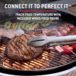 Weber Performer™ 22‑Inch Smart Charcoal Grill for Outdoor Cooking – Black, Porcelain-Enameled Finish, Wi-Fi Enabled Grill with Prep Table, & Weber Connect, Kettle - Image 9