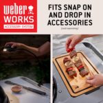 Weber Performer™ 22‑Inch Smart Charcoal Grill for Outdoor Cooking – Black, Porcelain-Enameled Finish, Wi-Fi Enabled Grill with Prep Table, & Weber Connect, Kettle - Image 12