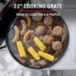 Weber Performer™ 22‑Inch Smart Charcoal Grill for Outdoor Cooking – Black, Porcelain-Enameled Finish, Wi-Fi Enabled Grill with Prep Table, & Weber Connect, Kettle - Image 14