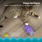 Catstages Purr Pillow Cat Toy – Plush Cat Toy with Touch-Activated Purr for Calming Cats & Kittens - Image 4