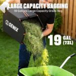 SENIX Gas Lawn Mower, 22" Self Propelled Gas Powered Lawnmower with 170cc OHV 4-Cycle Engine, 3-in-1 Walk-Behind Push Lawn Mower, 6-Position Height Adjustment - Image 11