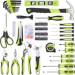 FASTPRO 220-Piece Home Tool Set, Household Repairing Tool Kit, with 12-Inch Wide Mouth Open Storage Tool Bag, Green - Image 4