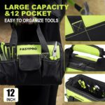 FASTPRO 220-Piece Home Tool Set, Household Repairing Tool Kit, with 12-Inch Wide Mouth Open Storage Tool Bag, Green - Image 7