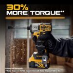 DEWALT 20V MAX XR Impact Driver, 1/4 Inch High Torque Brushless 3 Speed Premium Cordless with LED Light, Extended Runtime, Tool Only (DCF845B) - Image 4