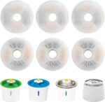 6 Pack Cat Water Fountain Filters for Catit, Triple Action Replacement Filters for Catit Flower Fountain and Catit Stainless Steel Fountain - Image 2