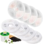 8 Pack Cat Water Fountain Replacement Filters Fit for 3L Flower Water Dispenser Automatic Pet Dog Cat Fountain Filter - Image 2