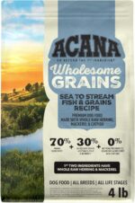 ACANA Wholesome Grains Dry Dog Food Sea to Stream Saltwater Fish Recipe 4lb Bag - Image 2