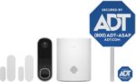 ADT Blu Doorbell Camera Kit, DIY Home Security System with 2K HD Smart Video Doorbell, 180 Degree View, Wireless, Night Vision, Weather Resistant, Door/Window Sensors, ADT+ App Control - Image 2