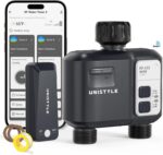 [All-New 2027] 1700FT WiFi Sprinkler Timer 2 Zone, Unistyle Smart Hose Timers Compatible Alexa & Google Voice and App Control, Water Timer for Garden Hose with Auto & Manual Modes for Garden Lawn - Image 2