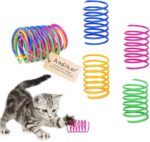 Andiker Cat Spring Toy, 12 Pc Colorful Cat Kicker Toys Interactive Cat Toys for Indoor Cats Swatting, Biting, Hunting to Kill Time and Keep Fit - Image 2