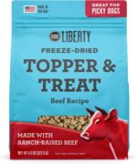 BIXBI Liberty Freeze Dried Dog Food Topper + Dog Treat, Beef Recipe, 4.5 oz - 98% Meat and Organs, No Fillers - Pantry-Friendly Raw Treat or Food Topper - USA Made in Small Batches - Image 2