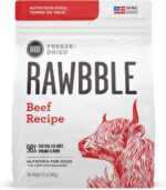 BIXBI Liberty Freeze-Dried Dog Food Topper & Treats, Beef – 98% Meat & Organs, No Refrigeration – USA Made, 12 oz - Image 2