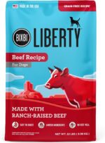 BIXBI Liberty Grain-Free Dry Dog Food, Beef Recipe – Fresh Meat, High Protein, No Meat Meals – USA Made, 22 lbs - Image 2