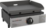 Blackstone 1971 Original 17” Tabletop Griddle with Stainless Steel Front Plate, Powder Coated Steel, Black - Image 2