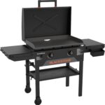 Blackstone 2287 Original 28” Omnivore Griddle with X-Braced Hood, Powder Coated Steel, Black - Image 2