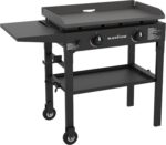 Blackstone Flat Top Gas Grill Griddle 2 Burner Propane Fuelled Rear Grease Management System, 1517, Outdoor Griddle Station for Camping, 28 inch - Image 2