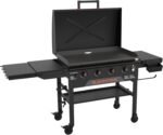 Blackstone Original 36" Griddle, Portable Outdoor Grill with Built-In Hood, Black - Includes Extendable Side Shelves and Caster Wheels - Image 2
