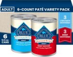 Blue Buffalo Homestyle Recipe Wet Dog Food Paté Variety Pack, Chicken Dinner & Beef Dinner with Garden Vegetables, Made with Natural Ingredients, 12.5-oz. Can (6 Count, 3 of Each) - Image 2