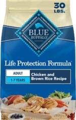 Blue Buffalo Life Protection Formula Chicken & Brown Rice Adult Dry Dog Food, Supports Immunity with Antioxidant-Rich LifeSource Bits, Promotes Healthy Muscle Development, Skin & Coat Health, 30 lbs. - Image 2