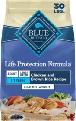 Blue Buffalo Life Protection Formula Chicken & Brown Rice Healthy Weight Large Breed Adult Dry Dog Food, Supports Immunity With LifeSource Bits, Promotes Healthy Lean Muscles & Weight Control, 30 lbs. - Image 2