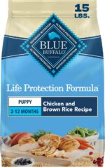 Blue Buffalo Life Protection Formula Chicken & Brown Rice Puppy Dry Dog Food with DHA & ARA, Supports Immunity with Antioxidant-Rich LifeSource Bits, Promotes Healthy Muscles & Strong Bones, 15 lbs. - Image 2