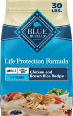 Blue Buffalo Life Protection Formula Chicken & Brown Rice Small Bite Adult Dry Dog Food, Supports Immunity with Antioxidant-Rich LifeSource Bits, Promotes Healthy Muscles, Skin & Coat Health, 30 lbs. - Image 2