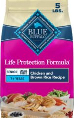 Blue Buffalo Life Protection Formula Chicken & Brown Rice Small Breed Senior Dry Dog Food, Supports Immunity With Antioxidant-Rich LifeSource Bits, Promotes Healthy Muscles, Skin & Coat Health, 5 lbs. - Image 2