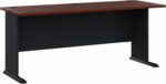 Bush Business Furniture Series A 72W Desk in Hansen Cherry and Galaxy, Large Workstation for Home or Professional Workspace, Desktop Solution for Office Use - Image 2