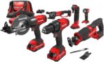 CRAFTSMAN V20 Power Tool Combo Kit, 7-Tool Cordless Power Tool Set with 2 Batteries and Charger (CMCK700D2) - Image 2