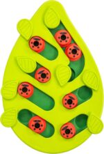 Catstages Nina Ottosson Buggin’ Out Puzzle & Play Cat Puzzle Feeder – Interactive Treat Game for Indoor Cats, Level 2 Slow Feeder Enrichment Toy, 13.9" x 11.5" - Image 2