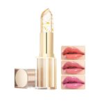 Color Changing Lipstick, Gold Crystal pH Color-Changing Lipstick 24HR Transferproof Lip Gloss,Moisturizing Tinted Lip Balm,Mother's Day & Birthday Gifts, Teacher Gifts for Women (1 Count (Pack of 1)) - Image 2