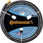 Continental Premium Garden Black Heavy Duty Cold Water Garden Hose, 5/8in Inside Diameter x 100ft Length, Male x Female Garden Hose Thread… - Image 2