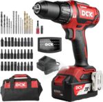 DCK 20V Brushless Hammer Drill, 531 in.lbs, 36000 BPM, 1/2" Keyless All-Metal Chuck, 4.0Ah Battery, 22+1+1 Clutch, Impact Drill Kit for Drilling Brick Wall, Metal, Wood, KDJZ05-13 - Image 2