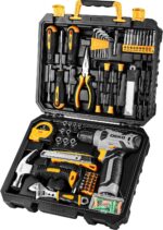 DEKOPRO Tool Set：Tool Kit with 8V Cordless Drill,Tool Box with Drill,Hand Drill Set for Men & Women,Home Tool Kits for House Repair,Handyman,DIY 126 Piece - Image 2