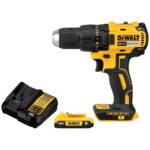 DEWALT 20V MAX Cordless Drill Driver Set, Electric Drill, Brushless 1/2 In 2 Speed, 2.0 Ah Battery and Charger Included, LED Light (DCD777D1) - Image 2