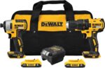 DEWALT 20V MAX Cordless Drill and Impact Driver, Power Drill Brushless 2-Tool Power Tool Combo Kit, Includes 2 Batteries, Charger and Bag (DCK277D2) - Image 2