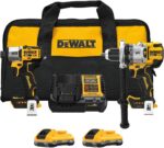 DEWALT 20V MAX XR 3-Speed Hammer Drill and Impact Combo Kit with XR POWERPACK Batteries (DCK2101QQ2) - Image 2