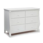 Delta Children Universal 6 Drawer Dresser with Interlocking Drawers - Greenguard Gold Certified, White - Image 2