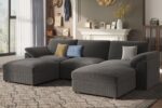 EASE MOOSE Oversized Modular Sectional Sofa, Extra Large U Shape Sectional Cloud Couch,Comfty Deep Modular Sofa with Ottoman for Living Room - Image 2
