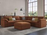 EASE MOOSE Sectional Modular Sofa,Luxury FSC Certified Chenille Comfty Deep Seat Couch for Living Room,Solid Wood Frame Sofa,Removable and Washable - Image 2