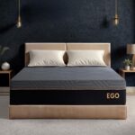 EGOHOME 12 Inch Queen Mattress, Copper Gel Cooling Memory Foam for Back Pain Relief, Therapeutic Bed in a Box, Foam Made in USA, CertiPUR-US Certified, 60x80x12 Black - Image 2
