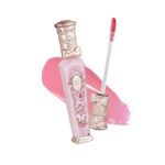 Flower Knows Violet Strawberry Rococo Glowy Lip Gloss,Moisturizing Baby Pink Plumping Lip Oil,Hydrating Lip Tint for Girls&Women,Vegan & Cruelty-Free,0.12 Fl Oz(G01 Strawberry Macaron) - Image 2